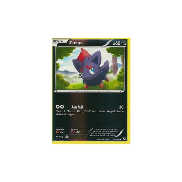 Zorua REVERSE HOLO