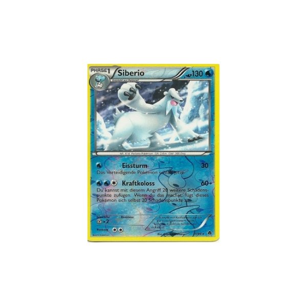 Siberio 31/98 REVERSE HOLO
