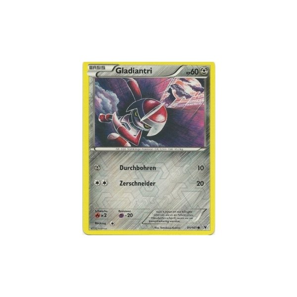 Gladiantri 081/101 REVERSE HOLO