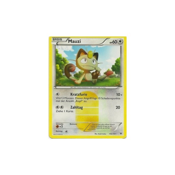 Mauzi 102/101 HOLO SECRET RARE