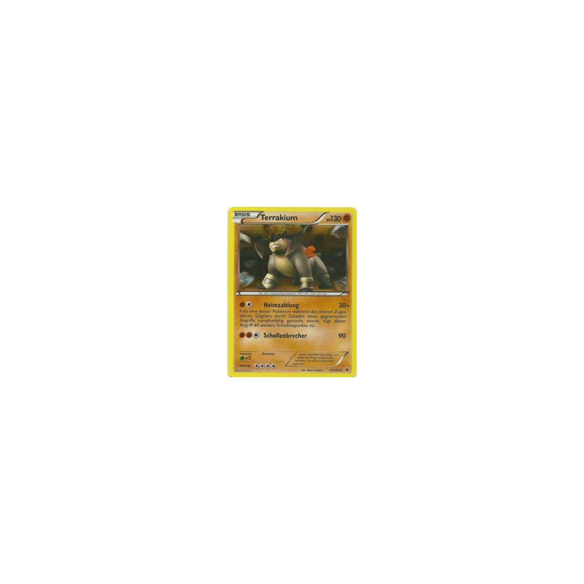 Pokemon Karte Terrakium 73/101 HOLO Königliche Siege kaufen bei GttG