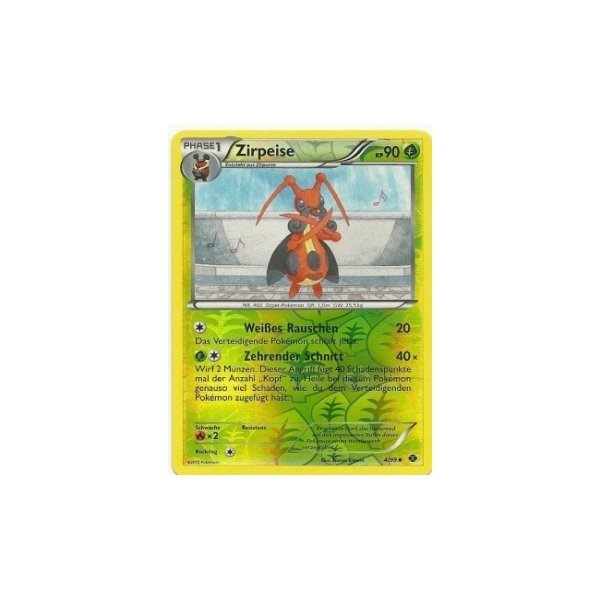 Zirpeis 04/99 REVERSE HOLO