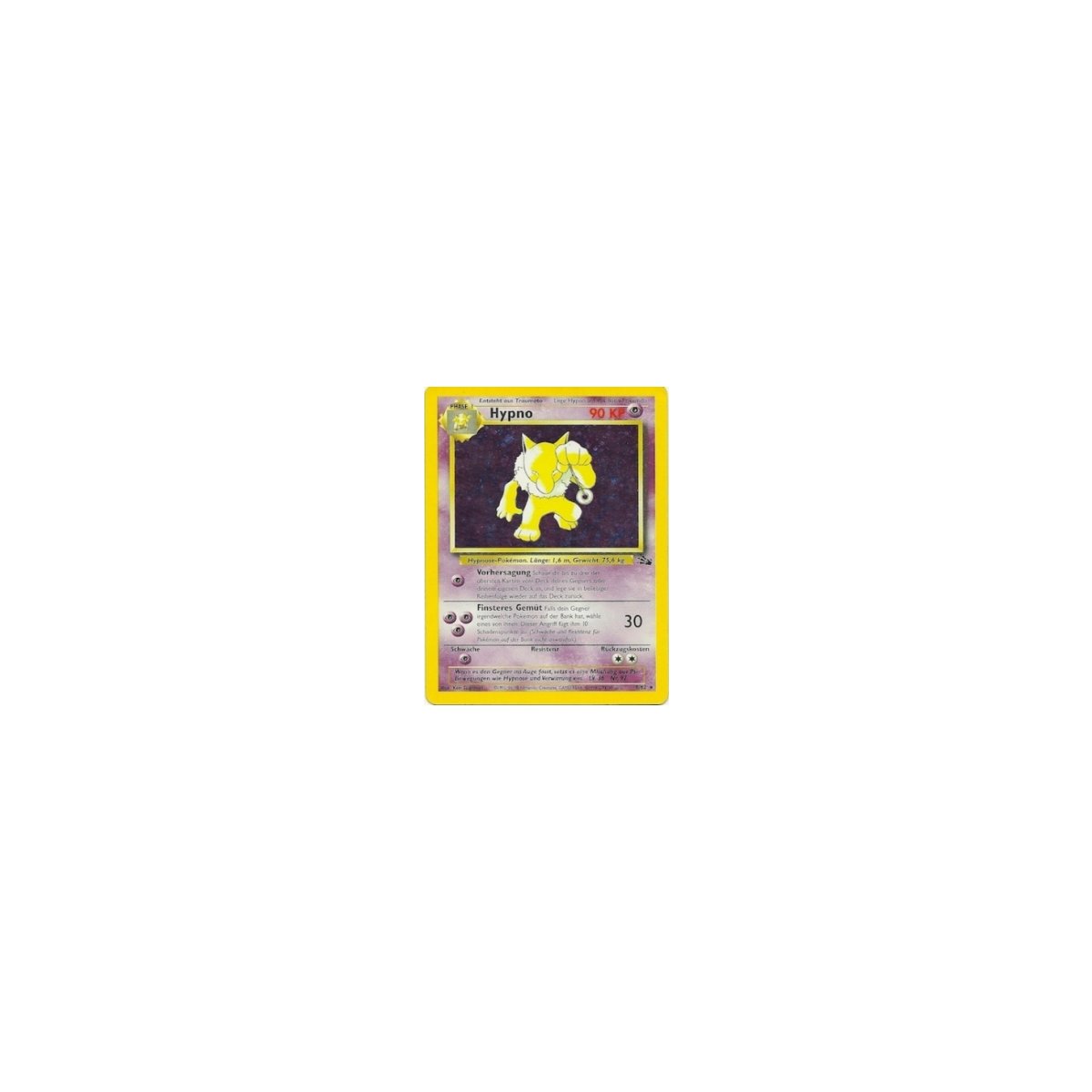 Pokemon Karte Hypno HOLO 1. Edition Fossil kaufen bei GttG
