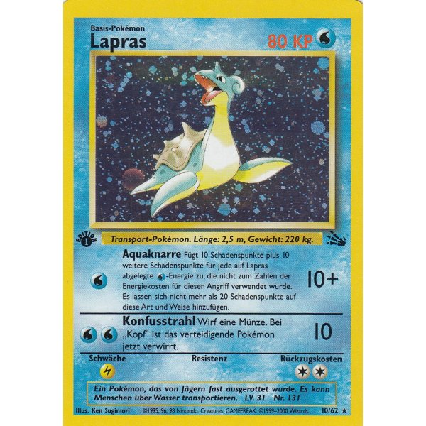Lapras HOLO 1. Edition