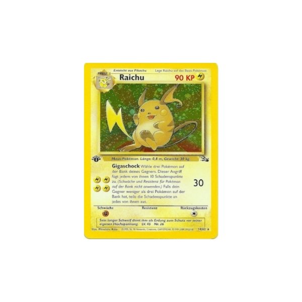 Raichu HOLO 1. Edition