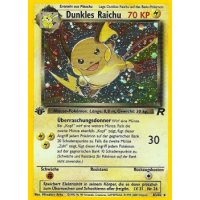 Dunkles Raichu Ultra Rare HOLO 1. Edition