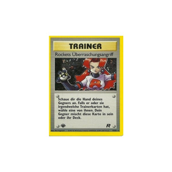 Rockets &Uuml;berraschungsangriff HOLO 1. Edition