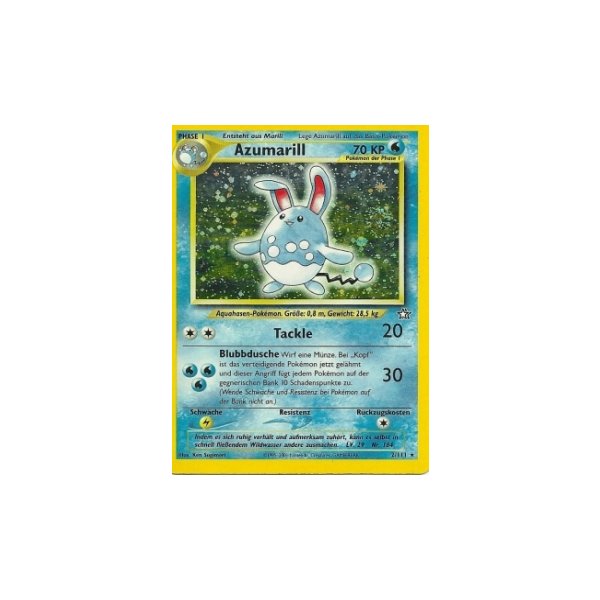 Azumarill HOLO 1. Edition