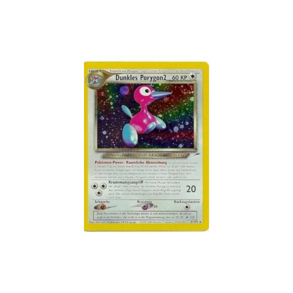 Dunkles Porygon2 HOLO 1. Edition