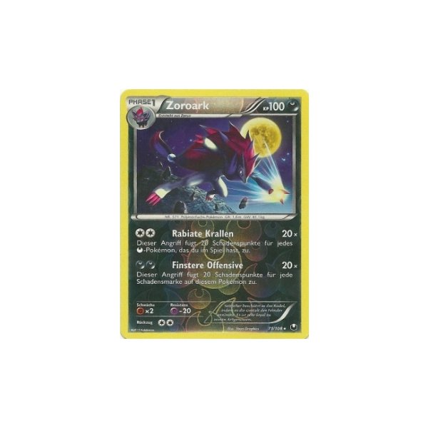 Zoroark 071/108 REVERSE HOLO