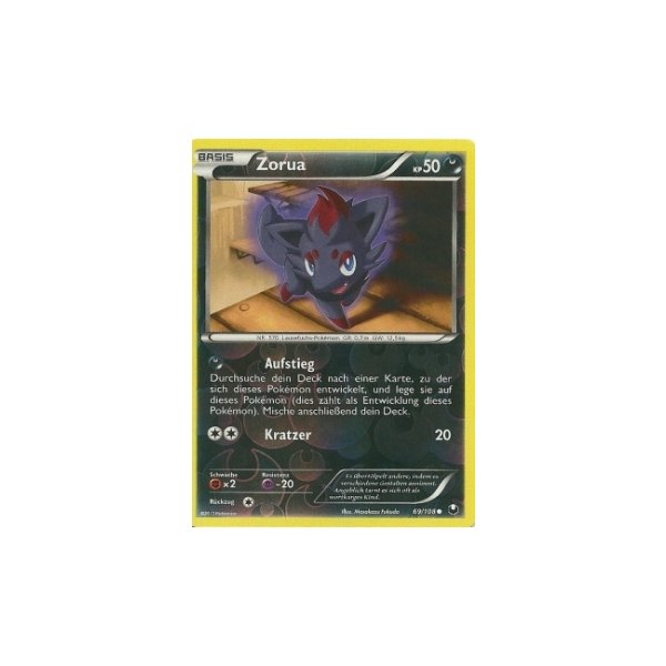 Zorua 069/108 REVERSE HOLO