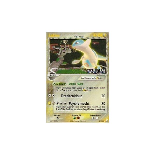 Latios REVERSE HOLO GOLD