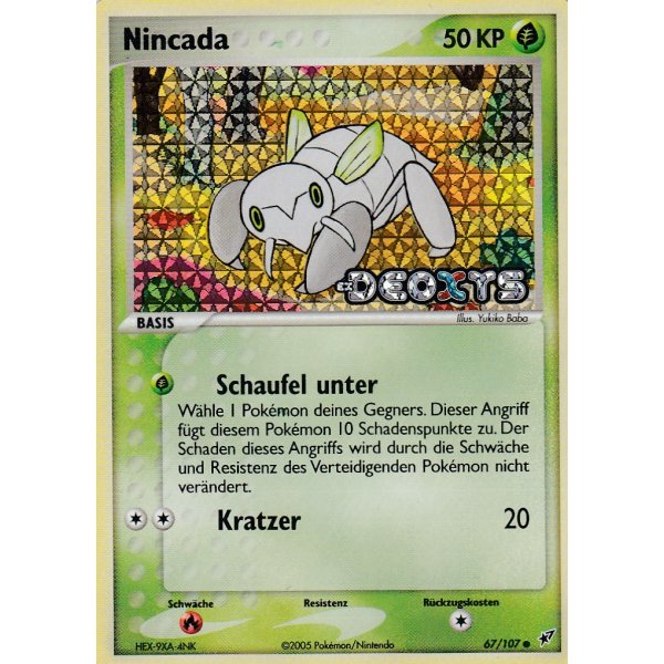 Nincada REVERSE HOLO