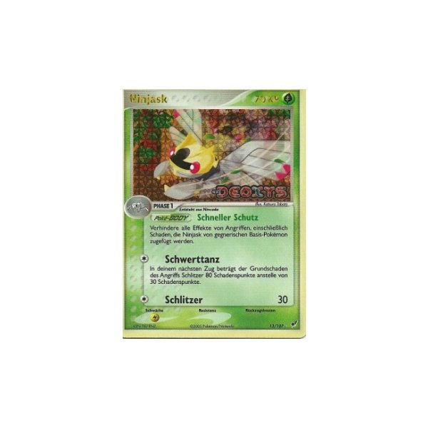 Ninjask REVERSE HOLO GOLD