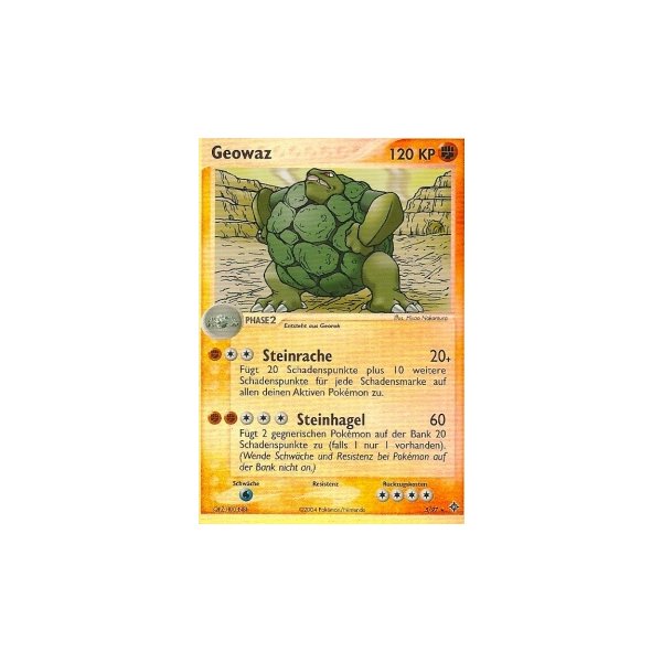 Geowaz 5/97 REVERSE HOLO