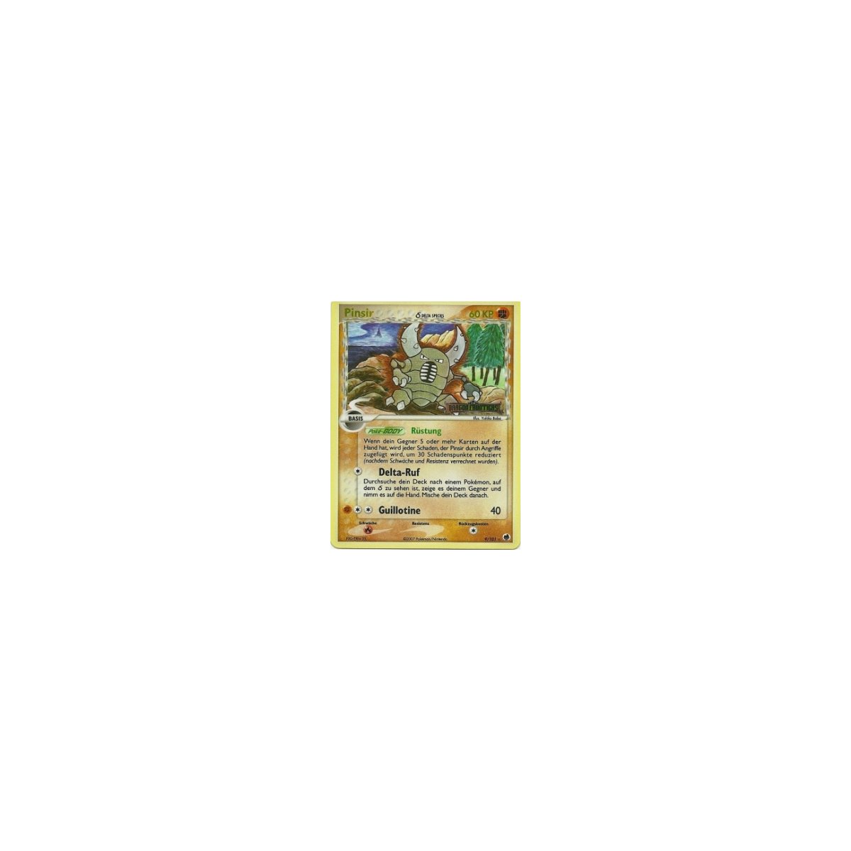 Pokemon Karte Pinsir HOLO GOLD Ex Dragon Frontiers kaufen bei GttG