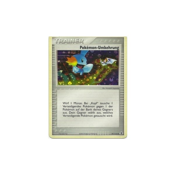Pokemon-Umkehrung REVERSE HOLO
