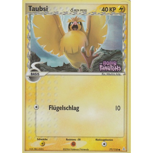 Taubsi REVERSE HOLO