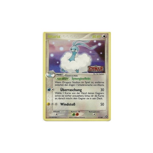 Altaria REVERSE HOLO GOLD