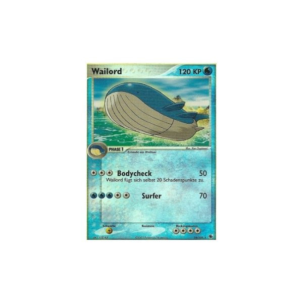 Wailord REVERSE HOLO