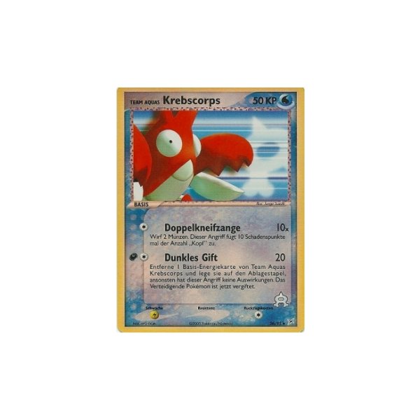 Team Aquas Krebscorps 26/95 REVERSE HOLO