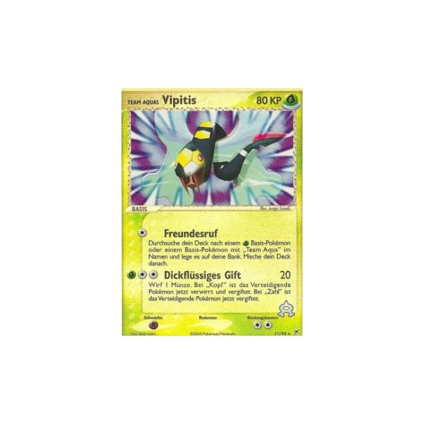 Team Aquas Vipitis REVERSE HOLO
