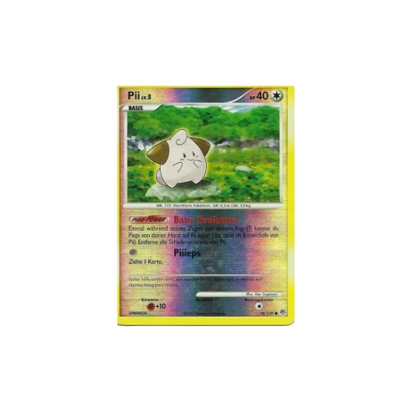 Pii Lv.5 078/130 Reverse Holo