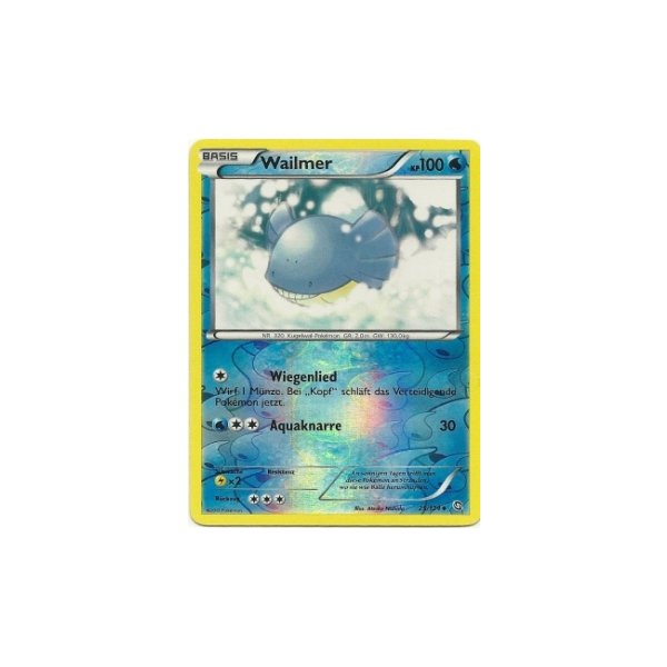 Wailmer 025/124 REVERSE HOLO