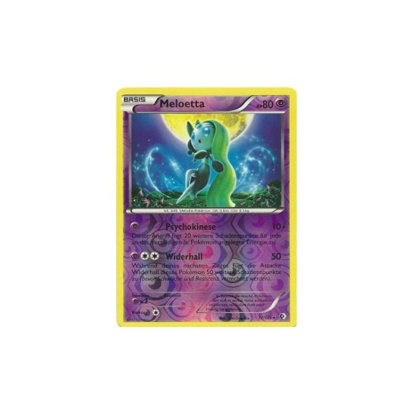 Meloetta 077/149 REVERSE HOLO