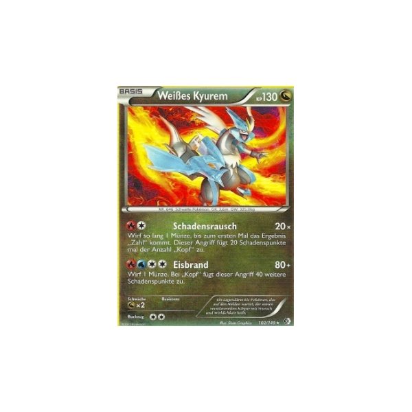 Wei&szlig;es Kyurem 102/149