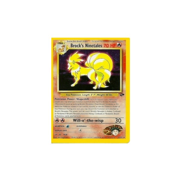 Brocks Ninetails HOLO 1. Edition