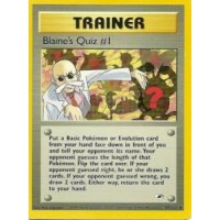 Blaines Quiz #1  1. Edition