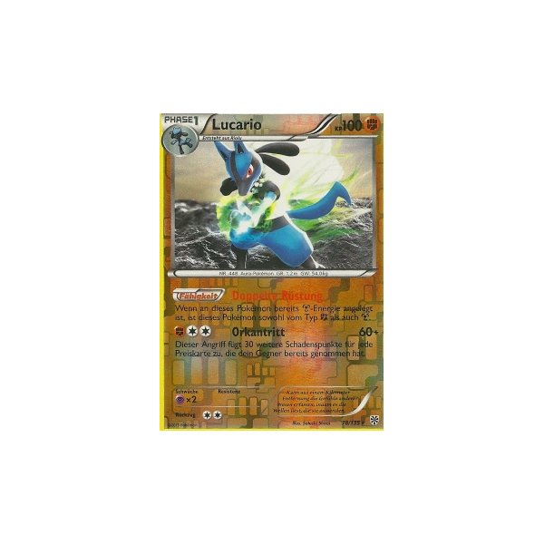 Lucario 078/135 REVERSE HOLO