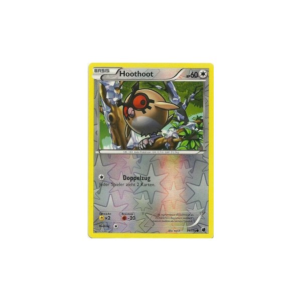 Hoothoot 091/116 REVERSE HOLO