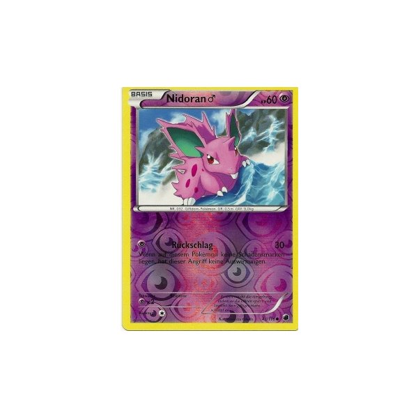 Nidoran m 043/116 REVERSE HOLO