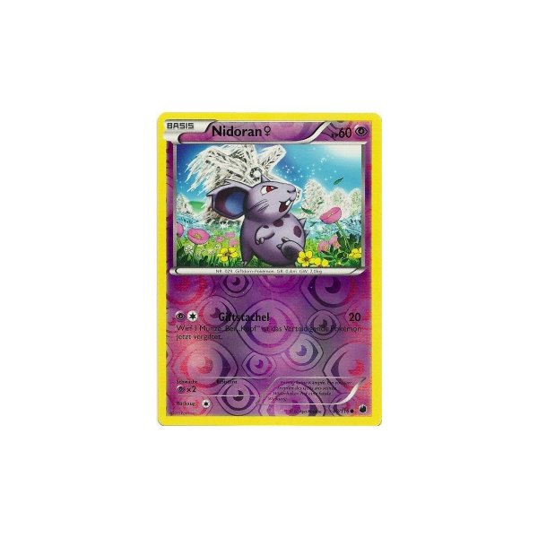 Nidoran w 040/116 REVERSE HOLO