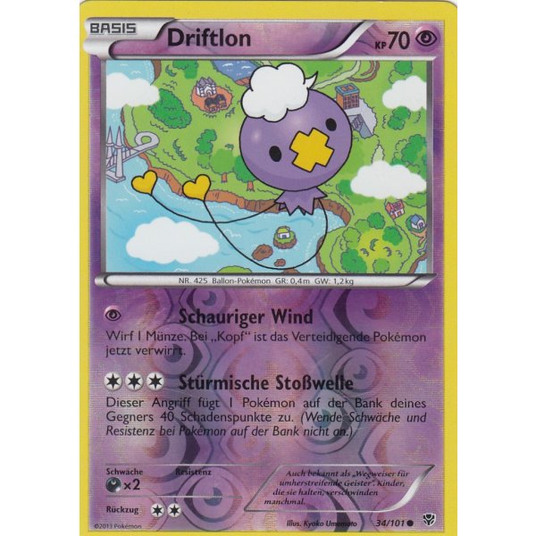 Driftlon 034/101 REVERSE HOLO