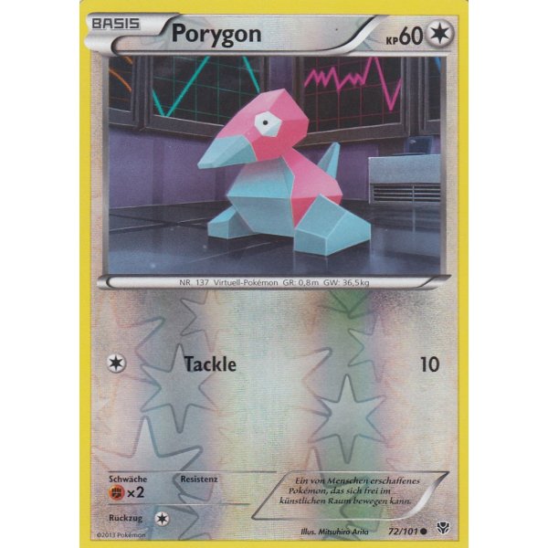 Porygon 072/101 REVERSE HOLO