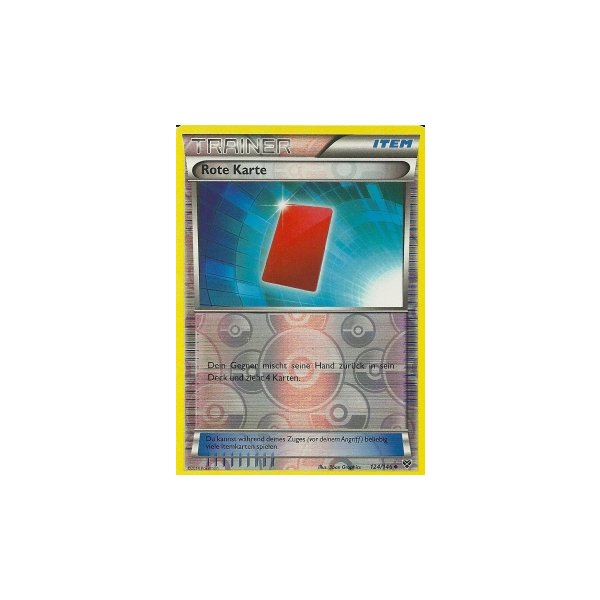 Rote Karte 124/146 REVERSE HOLO