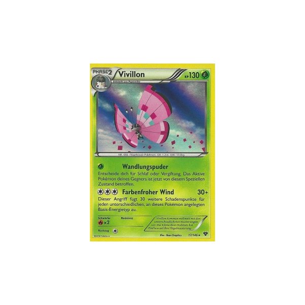 Vivillon 17/146 HOLO ROSA