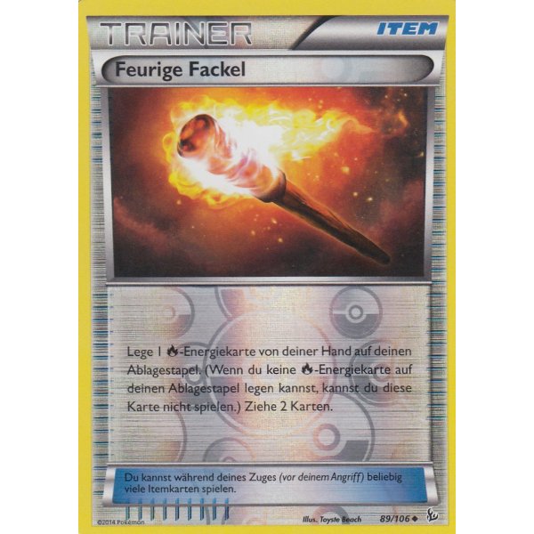 Feurige Fackel 089/106 REVERSE HOLO