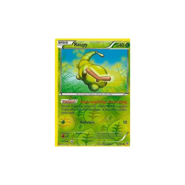 Raupy 001/106 REVERSE HOLO