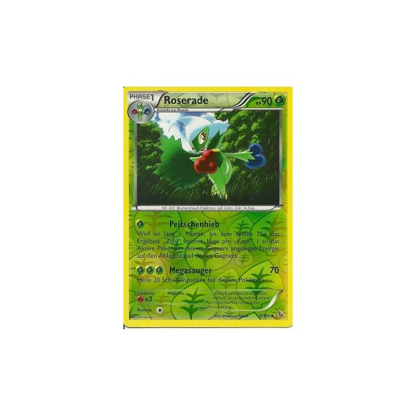 Roserade 009/106 REVERSE HOLO