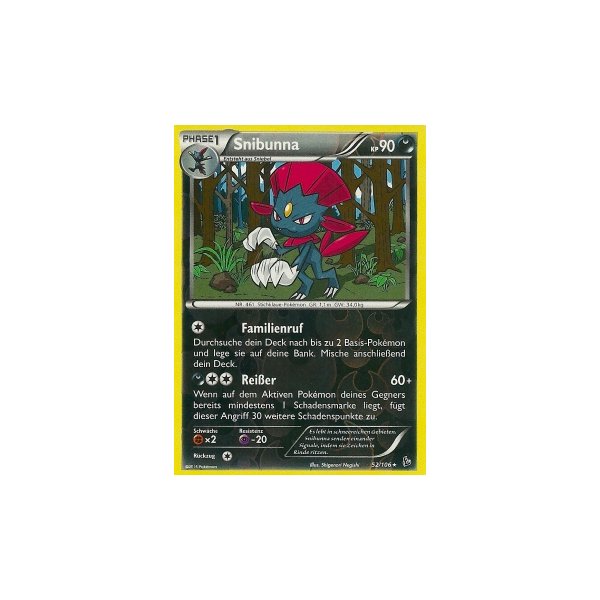 Snibunna 052/106 REVERSE HOLO