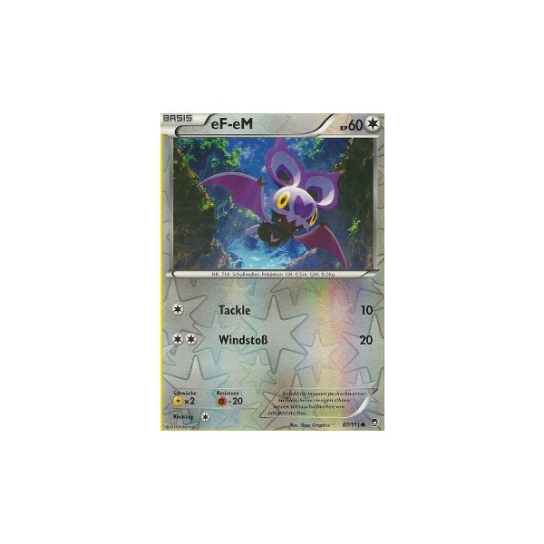 eF-eM 087/111 REVERSE HOLO