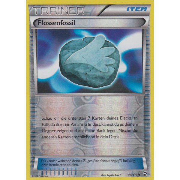 Flossenfossil 098/111 REVERSE HOLO