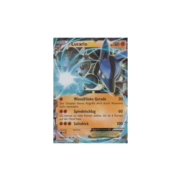 Lucario-EX 054/111 HOLO