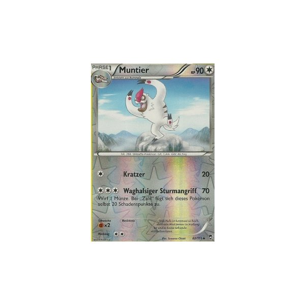 Muntier 082/111 REVERSE HOLO