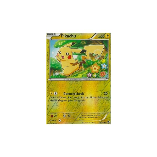 Pikachu 027/111 REVERSE HOLO