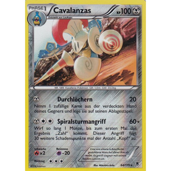 Cavalanzas 064/119 REVERSE HOLO